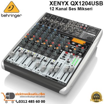 Behringer XENYX QX1204USB 12 Kanal Ses Mikseri