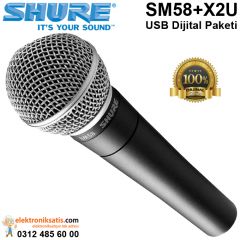 Shure SM58-X2U USB Dijital Paketi