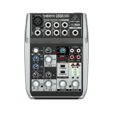 Behringer XENYX Q502USB 5 Kanal Ses Mikseri