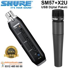 Shure SM57-X2U USB Dijital Paketi