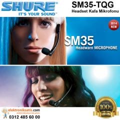 Shure SM35-TQG Headset Kafa Mikrofonu