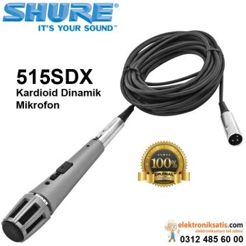 Shure 515SDX Kardioid Dinamik Mikrofon