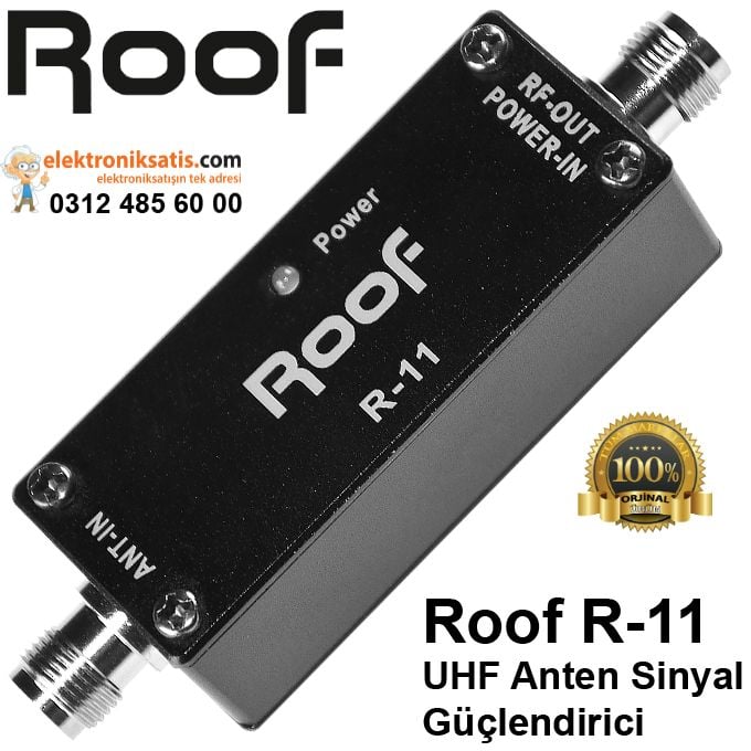 Roof R-11 UHF Anten Sinyal Güçlendirici