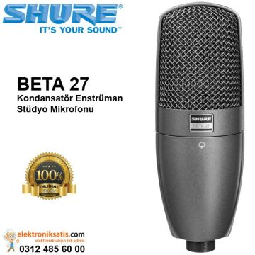 Shure BETA 27 Kondansatör Enstrüman Stüdyo Mikrofonu