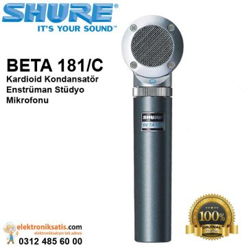 Shure BETA 181/C Kardioid Kondansatör Enstrüman Stüdyo Mikrofonu