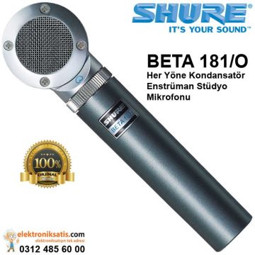 Shure BETA 181/O Her Yöne Kondansatör Enstrüman Stüdyo Mikrofonu