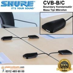 Shure CVB-B/C Boundary Kondansatör Masa Tipi Mikrofon