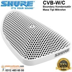 Shure CVB-W/C Boundary Kondansatör Masa Tipi Mikrofon
