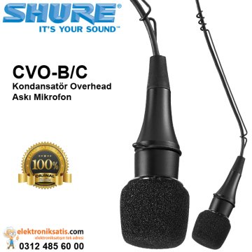 Shure CVO-B/C Kondansatör Overhead Askı Mikrofon
