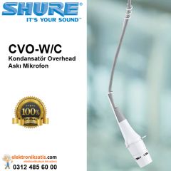 Shure CVO-W/C Kondansatör Overhead Askı Mikrofon