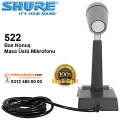 Shure 522 Bas Konuş Masa Üstü Mikrofonu