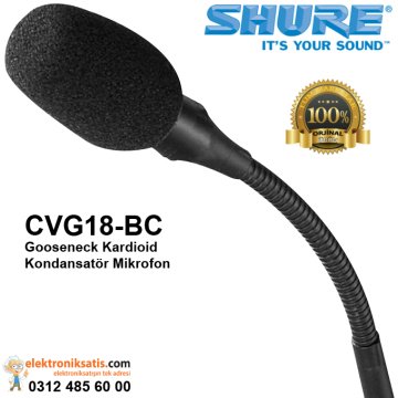 Shure CVG18-BC Gooseneck Kardioid Kondansatör Mikrofon