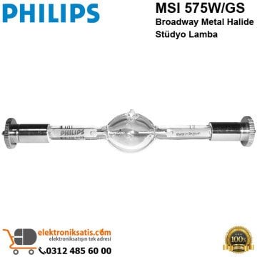 Philips MSI 575W GS Metal Halide Stüdyo Lamba
