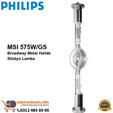 Philips MSI 575W GS Metal Halide Stüdyo Lamba