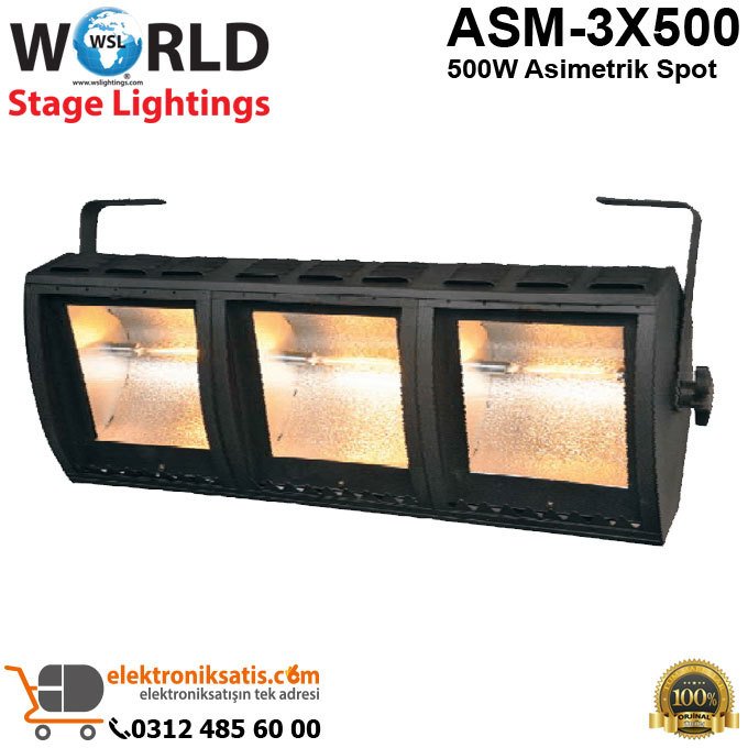 WSLightings ASM-3X500 500W Asimetrik Spot