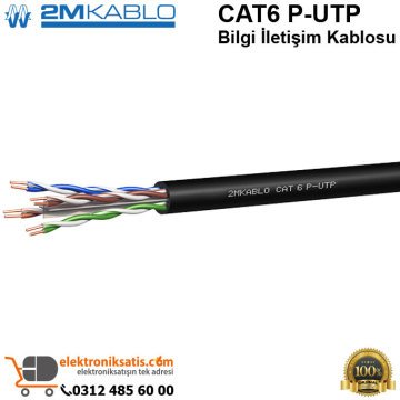 2M Kablo CAT 6 P-UTP Bilgi iletim Kablosu