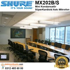 Shure MX202B/S Mini Kondansatör Süperkardioid Askı Mikrofon