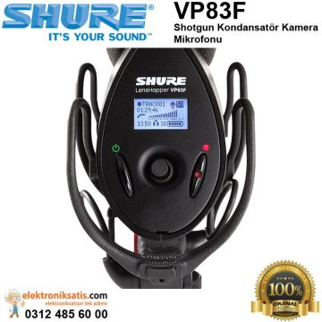 Shure VP83F Shotgun Kondansatör Kamera Mikrofonu