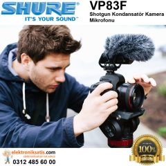 Shure VP83F Shotgun Kondansatör Kamera Mikrofonu