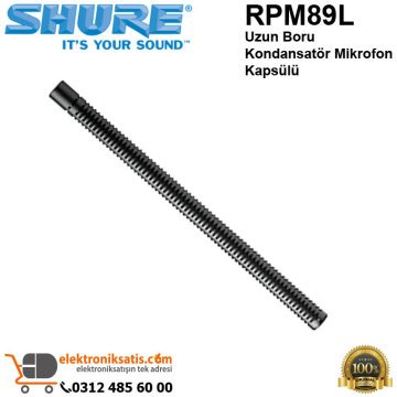 Shure RPM89L Uzun Boru Kondansatör Mikrofon Kapsülü