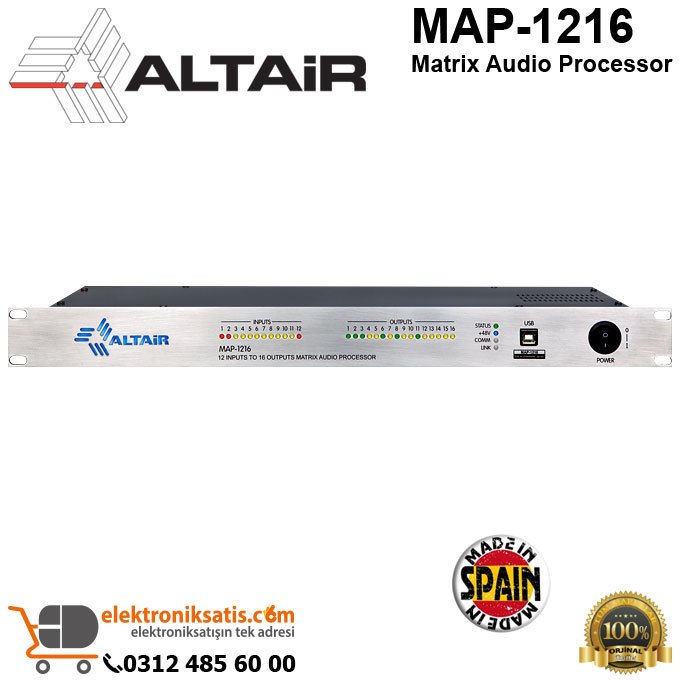 Altair MAP-1216 Matrix Audio Processor
