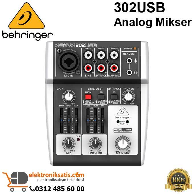 Behringer 302USB Analog Mikser