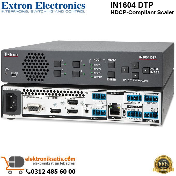 Extron IN1604 DTP HDCP-Compliant Scaler