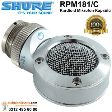Shure RPM181/S Süperkardioid Mikrofon Kapsülü