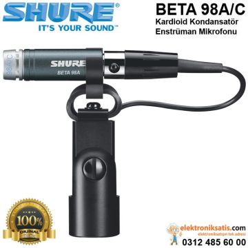 Shure BETA 98A/C Kardioid Kondansatör Enstrüman Mikrofon