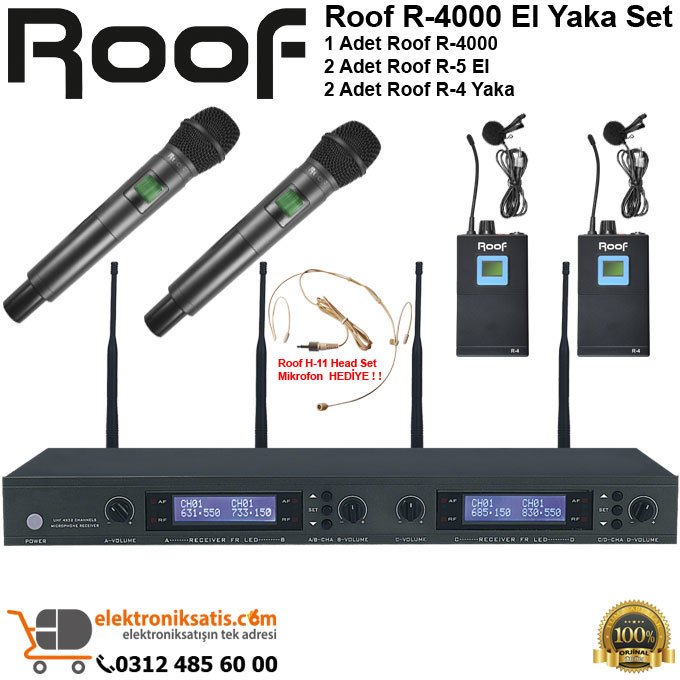 Roof R-4000 El Yaka Wireless Sistem