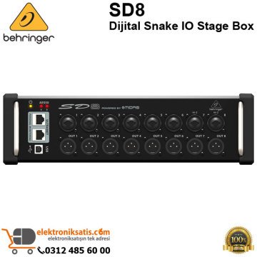 Behringer SD8 Dijital Snake IO Stage Box