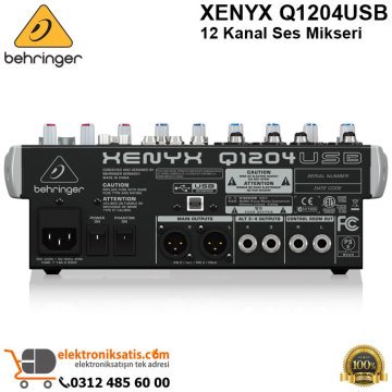 Behringer XENYX Q1204USB 12 Kanal Ses Mikseri