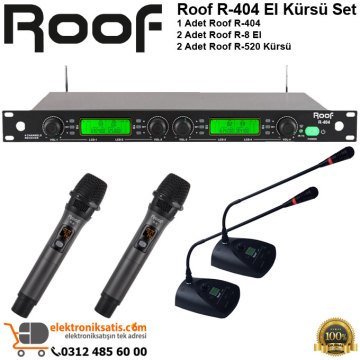 Roof R-404 El Kürsü Wireless Sistem