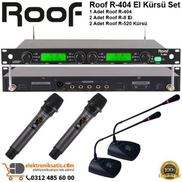 Roof R-404 El Kürsü Wireless Sistem