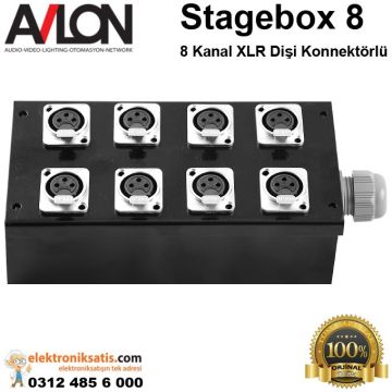 Stage Box 8 Kanal XLR Dişi Konnektörlü