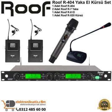 Roof R-404 Yaka El Kürsü Wireless Sistem