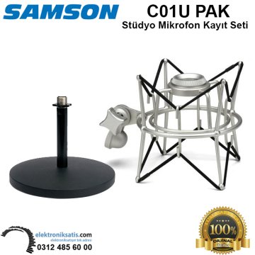 Samson C01U PAK USB Stüdyo Mikrofon Kayıt Seti