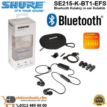 Shure SE215-K-BT1-EFS Bluetooth in ear Kulaklık