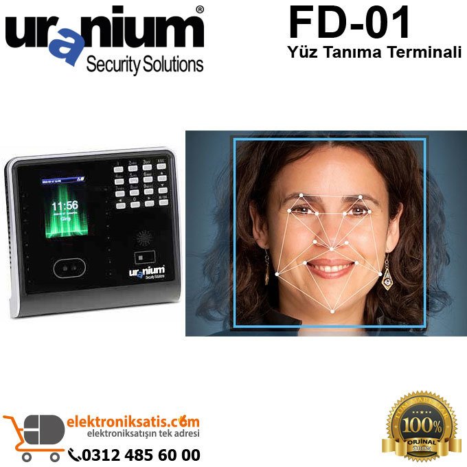 Uranium FD-01 Yüz Tanıma Terminali