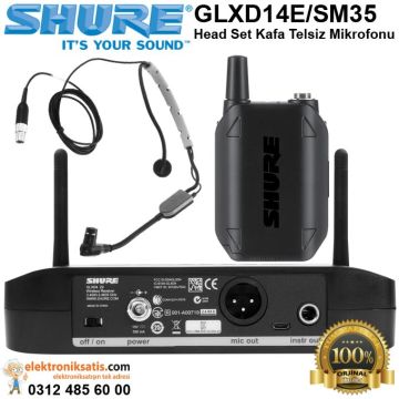 Shure GLXD14E/SM35 Head Set Kafa Telsiz Mikrofonu