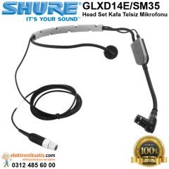 Shure GLXD14E/SM35 Head Set Kafa Telsiz Mikrofonu