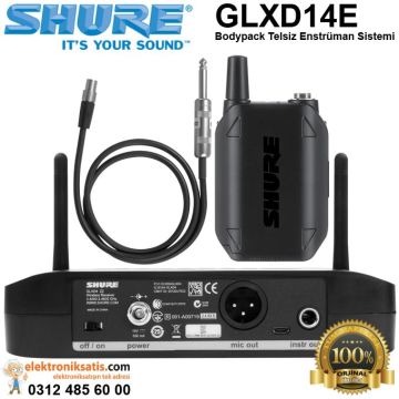 Shure GLXD14E Wireless Bodypack Telsiz Enstrüman Sistemi