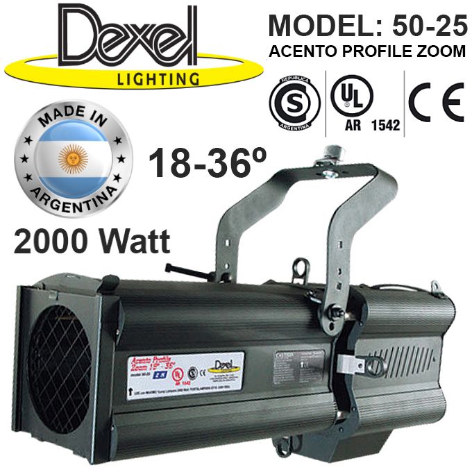 DEXEL 50-25 Acento Profil Zoom Spot