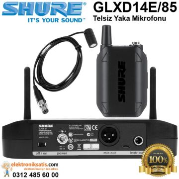 Shure GLXD14E/85 Telsiz Yaka Mikrofonu