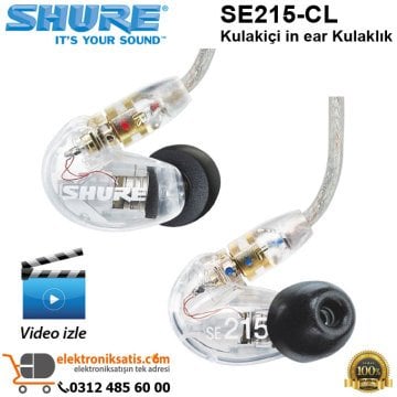 Shure SE215-CL-EFS Kulakiçi in ear Kulaklık