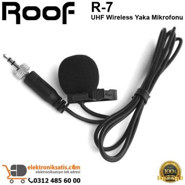 Roof R-7 UHF Wireless Yaka Mikrofonu