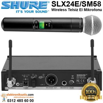 Shure SLXD24E/SM58 Wireless Telsiz El Mikrofonu