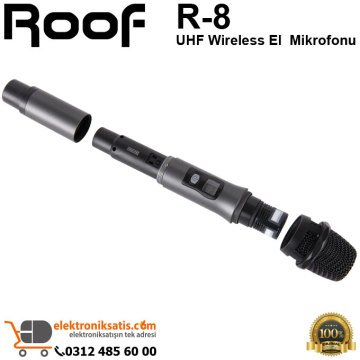 Roof R-8 UHF Wireless El Mikrofonu