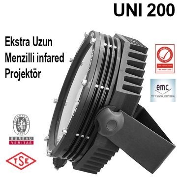 UNI 200 Ekstra Uzun Menzilli infared Projektör