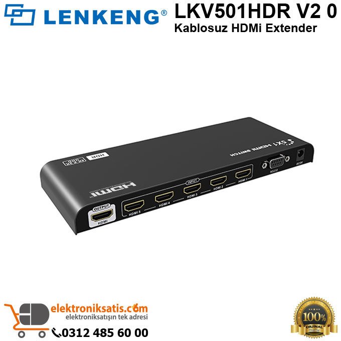 Lenkeng LKV501HDR V2 0 Kablosuz HDMi Extender